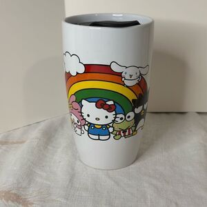 Hello Kitty Rainbow Travel Coffee Mug